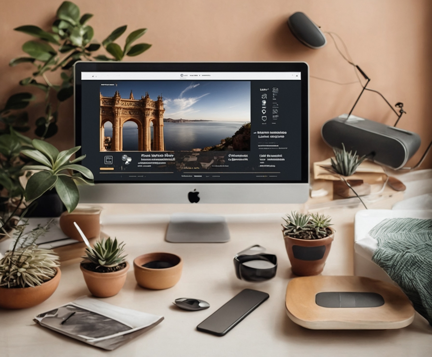 Ejemplo de diseño en un portfolio profesional
